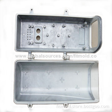 Aluminum Die Casting Part for Monitor Housing Products, Processed with Powder Coating